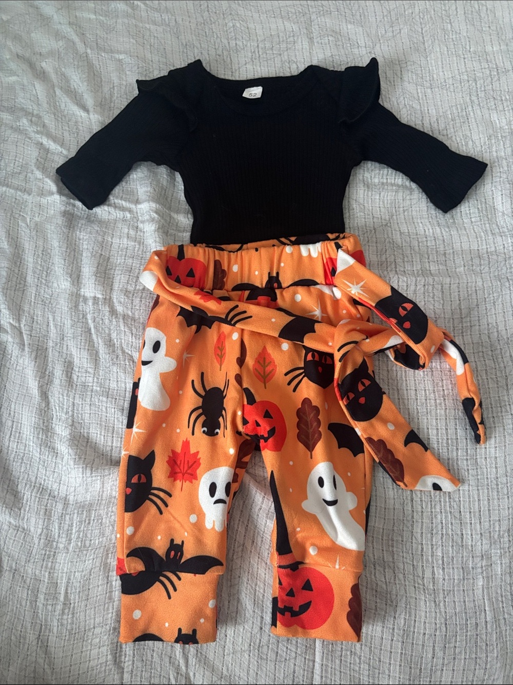Black & Orange Halloween Kids Costume Set - Ghosts & Pumpkins